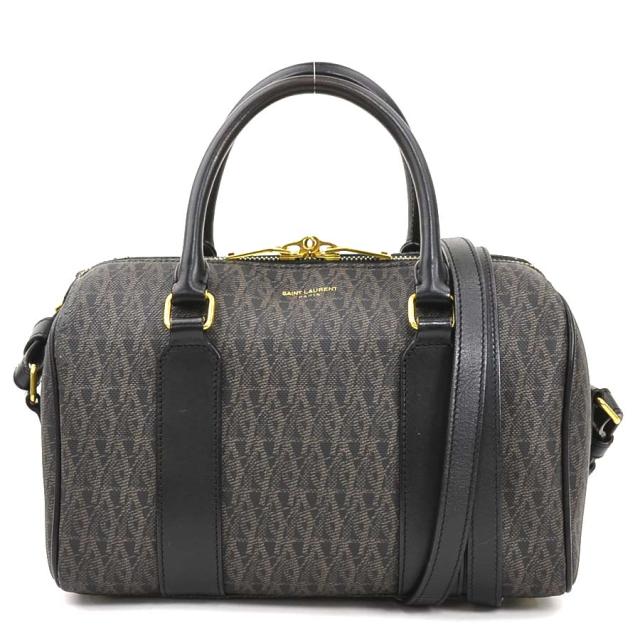 SAINT LAURENT ベイビーダッフル　レザー ショルダーバッグ　ブラック SAINT LAURENTサンローラン ベイビーダッフル ショルダーバッグ