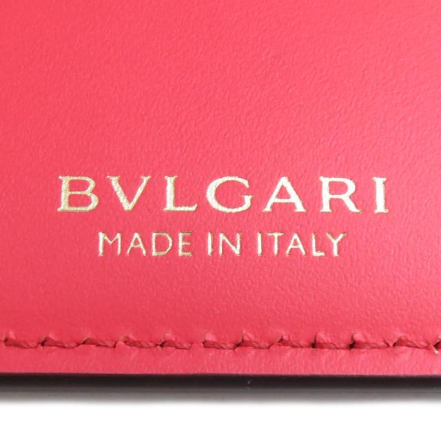 BVLGARI ブルガリ セルペンティ 二つ折り財布 パープル 14064