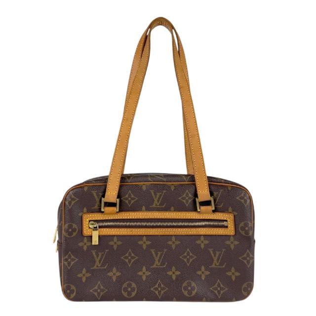 LOUIS VUITTON ルイ ヴィトン シテMM モノグラム M51182 ショルダーバッグ ブラウン 14057 レディース【中古】 z6192