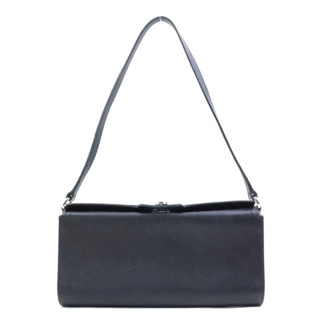 Salvatore Ferragamo サルヴァトーレフェラガモ ガンチーニ ショルダーバッグ ブラック 14054 レディース【中古】 e60713a