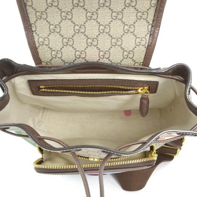 GUCCI グッチ 674147 リュック ブラウン/マルチカラー 14057 レディース【中古】 e60715a GUCCI グッチ 674147 リュック ブラウン/マルチカラー 14057