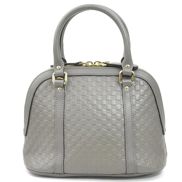 GUCCI グッチ マイクログッチシマ 449654 ハンドバッグ 斜め掛けショルダーバッグ グレー 14055 レディース【中古】 e60716a GUCCI グッチ マイクログッチシマ 449654 ハンドバッグ 斜め掛け