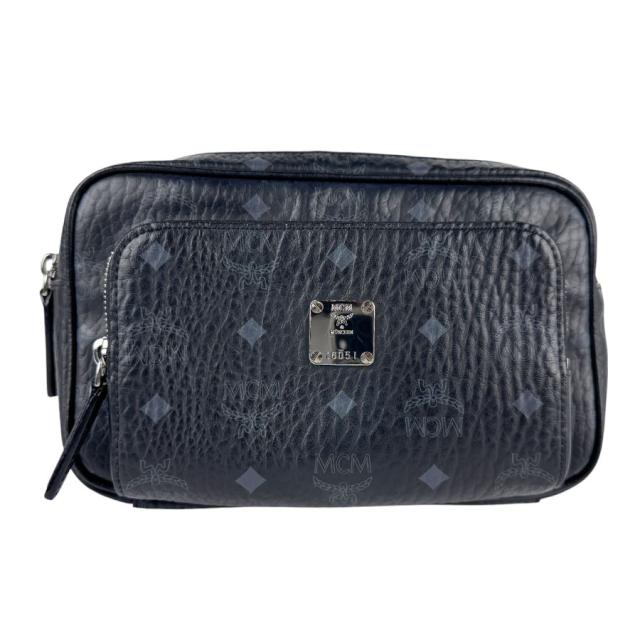 MCM エム シー エム ボディバッグ ブラック 14054 ユニセックス【中古】 z6217