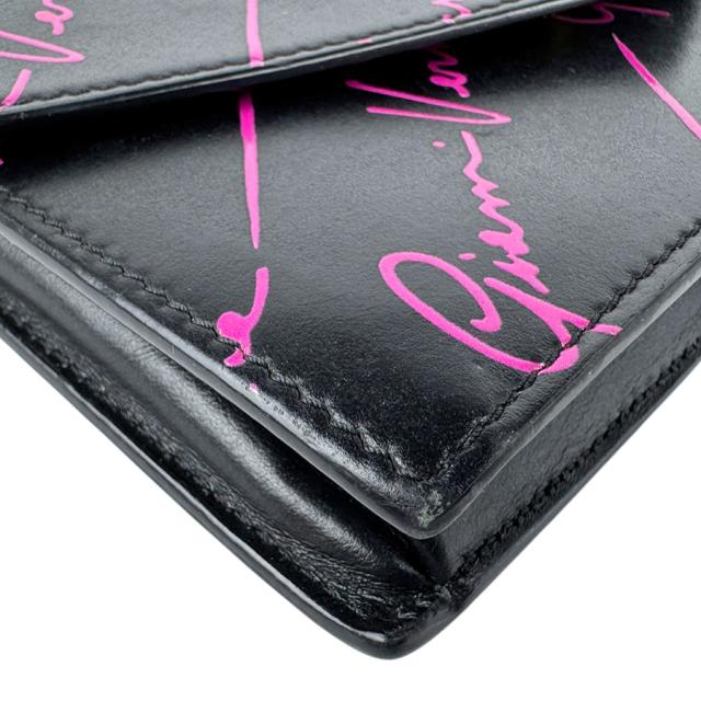 Gianni Versace ジャンニ ヴェルサーチ チェーンウォレット ブラック