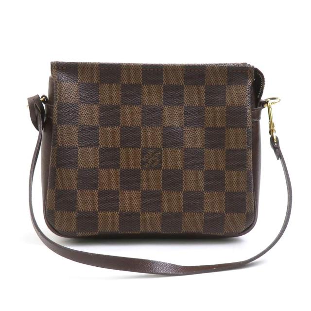 LOUIS VUITTON ルイ ヴィトン トゥルース メイクアップ N51982 アクセサリーポーチ ショルダーバッグ エベヌ 14057 レディース【中古】 56261a