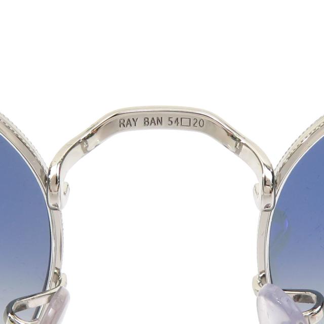 Ray-Ban レイバン サングラス シルバー×ブルー 14069 メンズ【中古】 56273a Ray-Ban レイバン サングラス シルバー×ブルー 14069 メンズ【中古