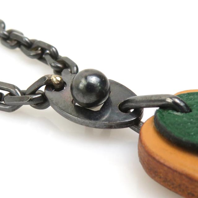 HERMES エルメス フルーツモチーフ ラフランス チャーム ブラウン