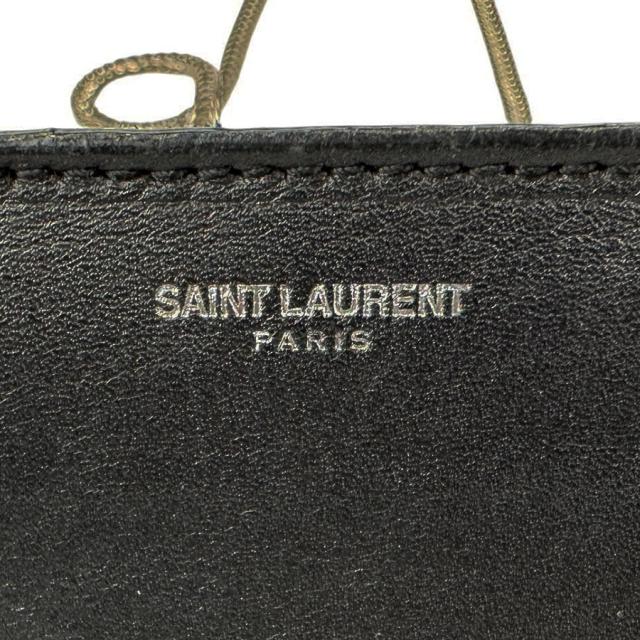 SAINT LAURENT サンローラン 斜め掛けショルダーバッグ ブラック/シルバー 14054 レディース【中古】 z6241 SAINT LAURENT サンローラン 斜め掛けショルダーバッグ ブラック
