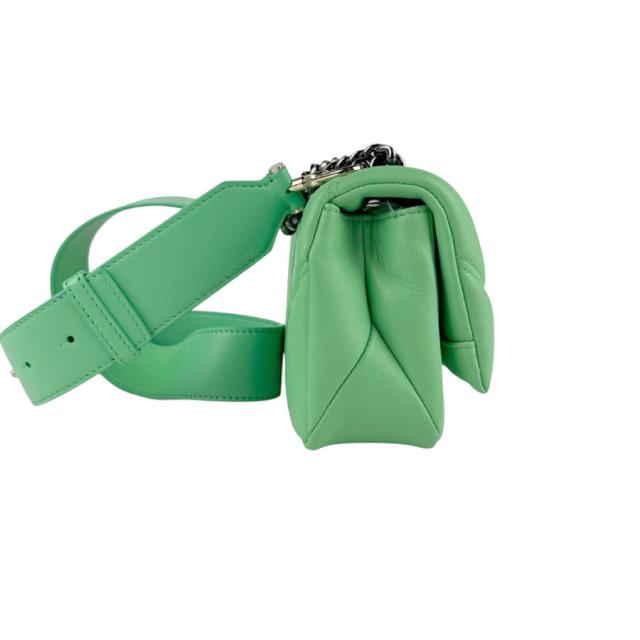 水玉 ドット ミニショルダーバッグ ポシェット 舟形 舟型 船底型 日本