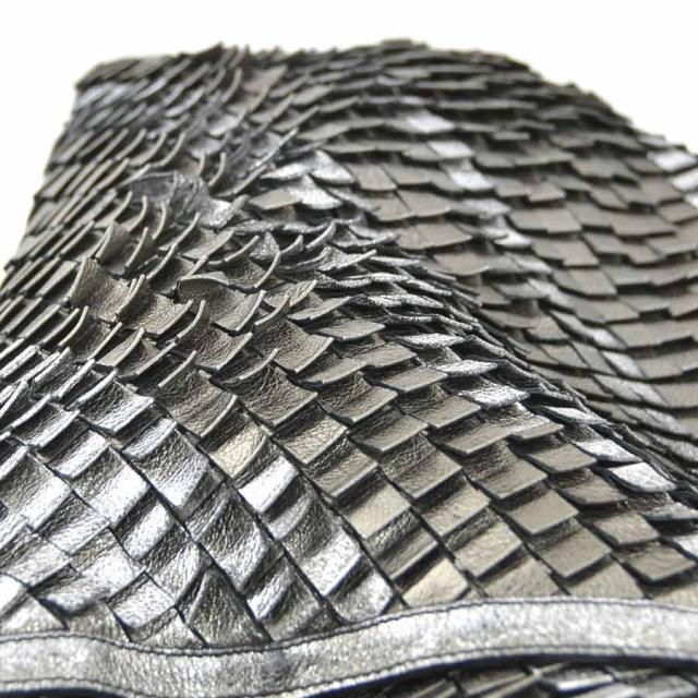 BURBERRY バーバリー ショルダーバッグ メタリックグレー 14055 メンズ