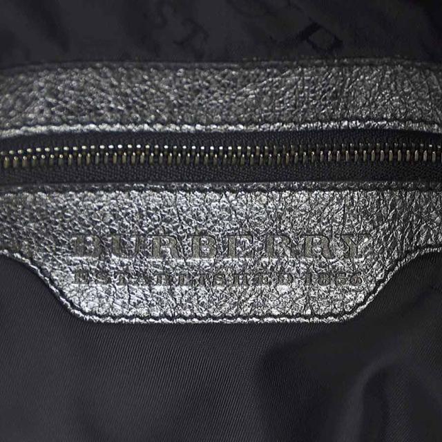 BURBERRY バーバリー ショルダーバッグ メタリックグレー 14055 メンズ