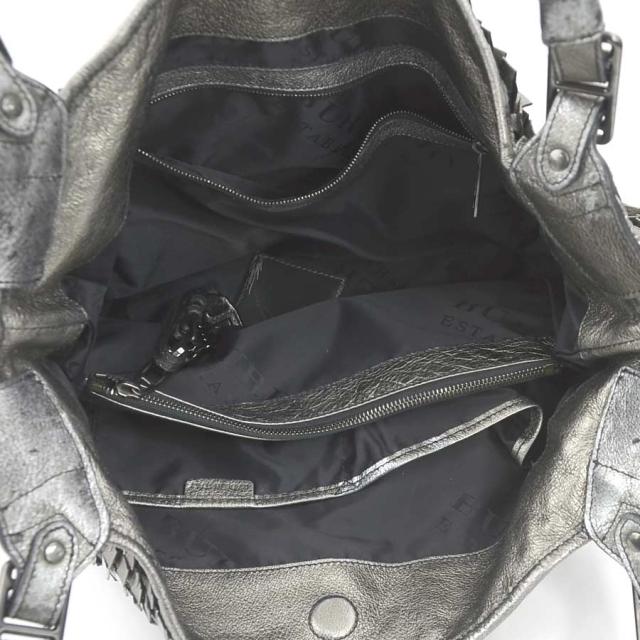 BURBERRY バーバリー ショルダーバッグ メタリックグレー 14055 メンズ