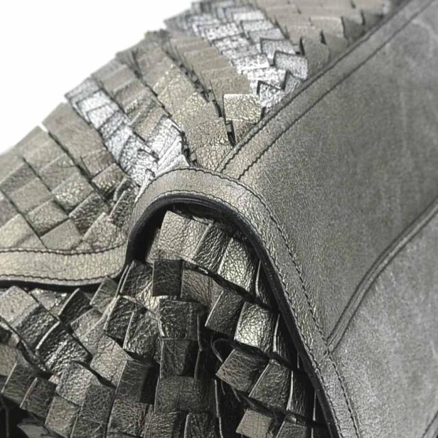 BURBERRY バーバリー ショルダーバッグ メタリックグレー 14055 メンズ