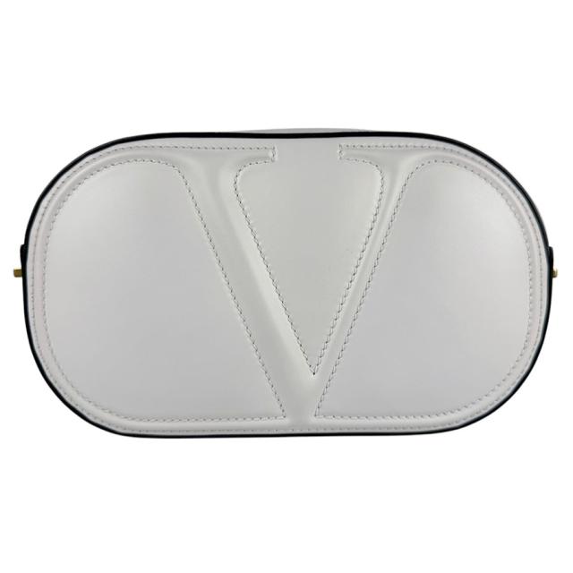 Valentino Garavani ヴァレンティノ ガラヴァーニ 斜め掛けショルダーバッグ ホワイト 14056 レディース【中古】 z6359