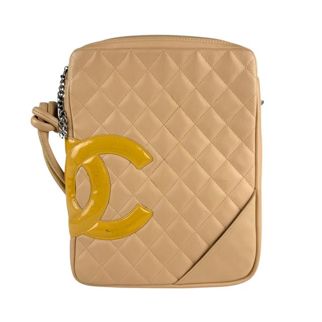 CHANEL シャネル ショルダーバッグ ベージュ 14059 レディース【中古】 z6404