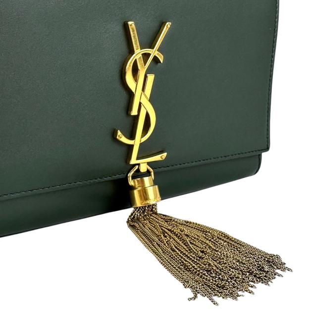SAINT LAURENT サンローラン 474366 ショルダーバッグ ダークグリーン