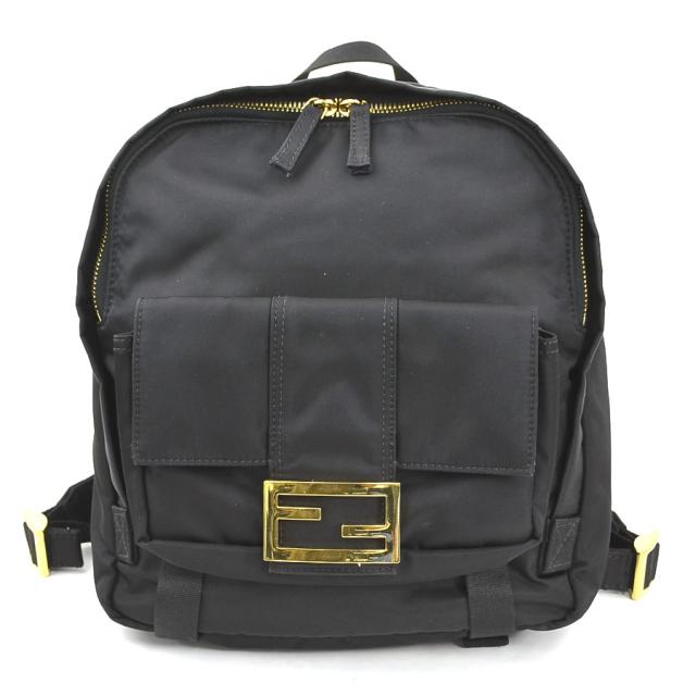 FENDI フェンディ 8BZ048-A94G リュック ブラック 14054 レディース【中古】 e60751g