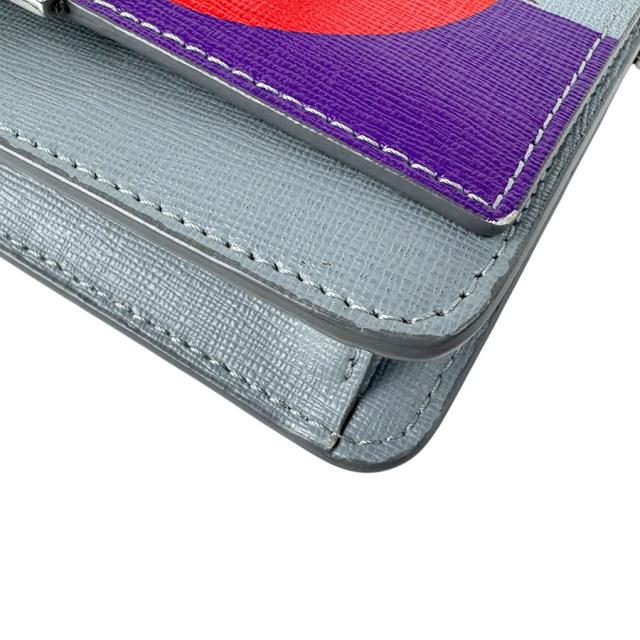 FENDI フェンディ 8M0346-88E チェーンウォレット ライトグレー系
