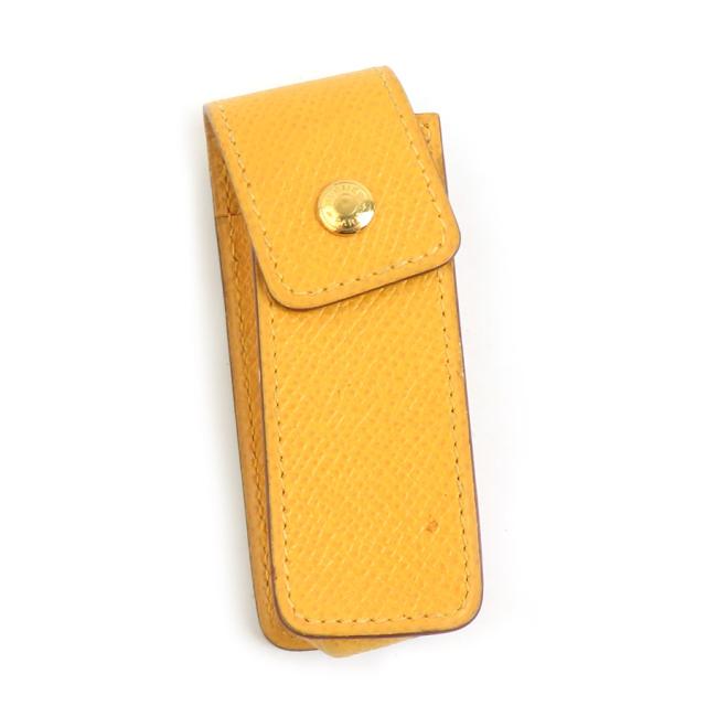 HERMES エルメス  ガムケース リップケース イエロー 14063 レディース【中古】 e60779n