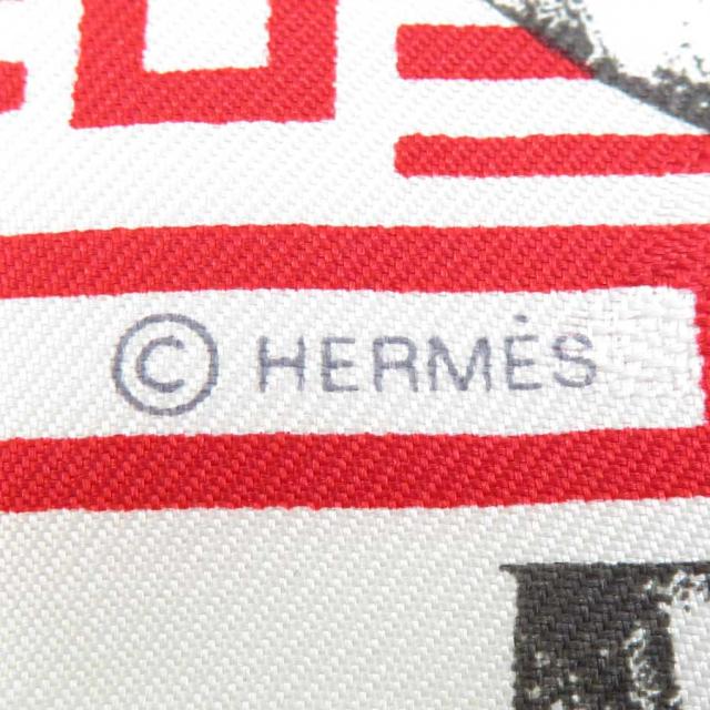 HERMES エルメス ツイリー スカーフ ホワイト/マルチカラー 14056