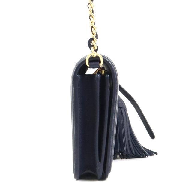 Tory Burch トリーバーチ チェーンウォレット ネイビー 14066