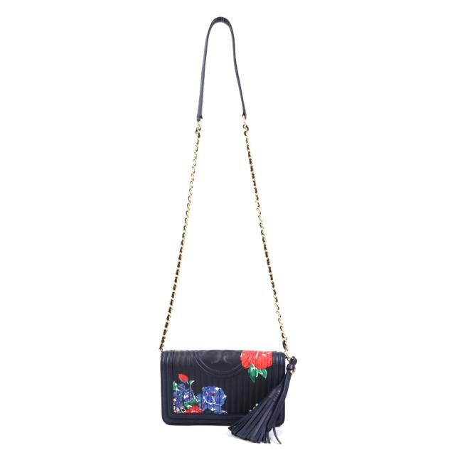 Tory Burch トリーバーチ  チェーンウォレット ネイビー 14066 レディース【中古】 56286a Tory Burch トリーバーチ チェーンウォレット ネイビー 14066