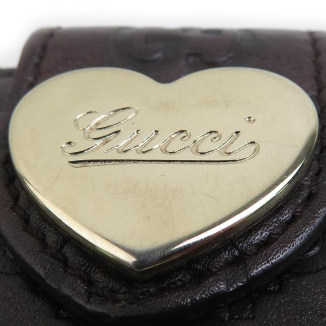 GUCCI グッチ グッチシマ 203550 二つ折り長財布 ダークブラウン 14057