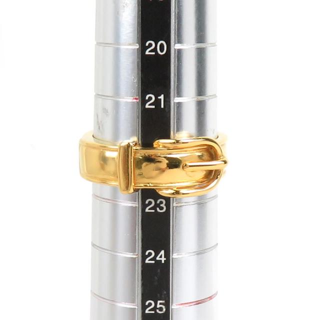 HERMES エルメス ベルトモチーフ スカーフリング ゴールド 14068