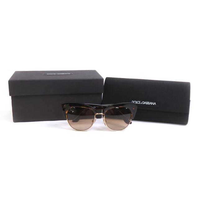 DOLCE&GABBANA ドルチェアンドガッバーナ サングラス ブラウン 14057 ユニセックス【中古】 h31467a DOLCE&GABBANA ドルチェアンドガッバーナ サングラス ブラウン 14057