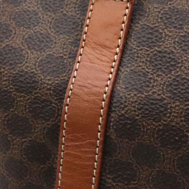 CELINE セリーヌ マカダム ハンドバッグ ブラウン 14057 レディース