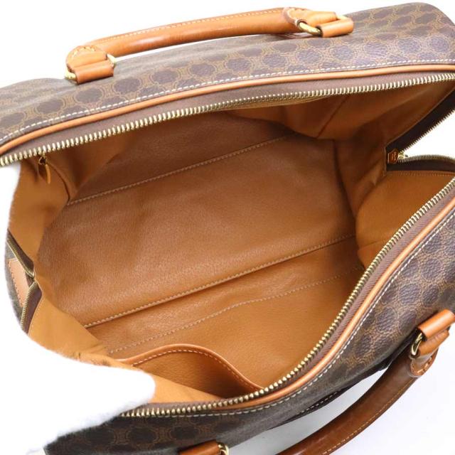 CELINE セリーヌ マカダム ハンドバッグ ブラウン 14057 レディース【中古】 e60811k CELINE セリーヌ マカダム ハンドバッグ ブラウン 14057 レディース