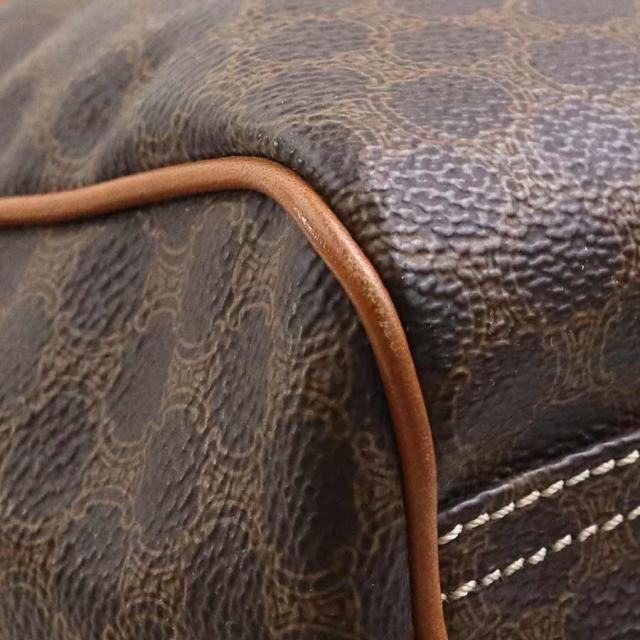 CELINE セリーヌ マカダム ハンドバッグ ブラウン 14057 レディース