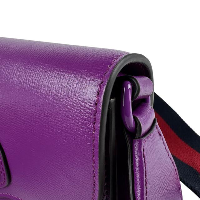 GUCCI グッチ ホースビット 724713 ショルダーバッグ パープル 14064