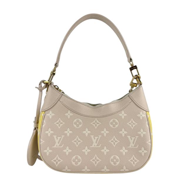 LOUIS VUITTON ルイ ヴィトン バガテル NM モノグラムアンプラント M46113 2Wayバッグ ショルダーバッグ 斜め掛けショルダーバッグ ベージュ/ピンク/イエロー 14059 レディース【中古】 z6592