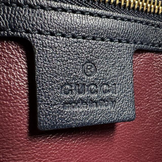 GUCCI グッチ ホースビット 623694 ショルダーバッグ ネイビー