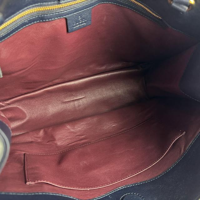 GUCCI グッチ ホースビット 623694 ショルダーバッグ ネイビー