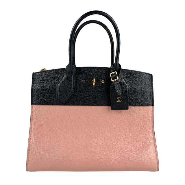 LOUIS VUITTON ルイ ヴィトン シティ スティーマーMM M53019 ハンドバッグ ショルダーバッグ マグノリア 14061 レディース【中古】 z6617