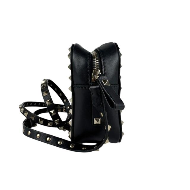 Valentino Garavani ヴァレンティノ ガラヴァーニ ショルダーバッグ ブラック 14054 レディース【中古】 z6666 Valentino Garavani ヴァレンティノ ガラヴァーニ ショルダーバッグ