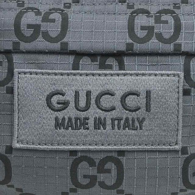 GUCCI グッチ 767934 ボディバッグ ベルトバッグ グレー/ブラック