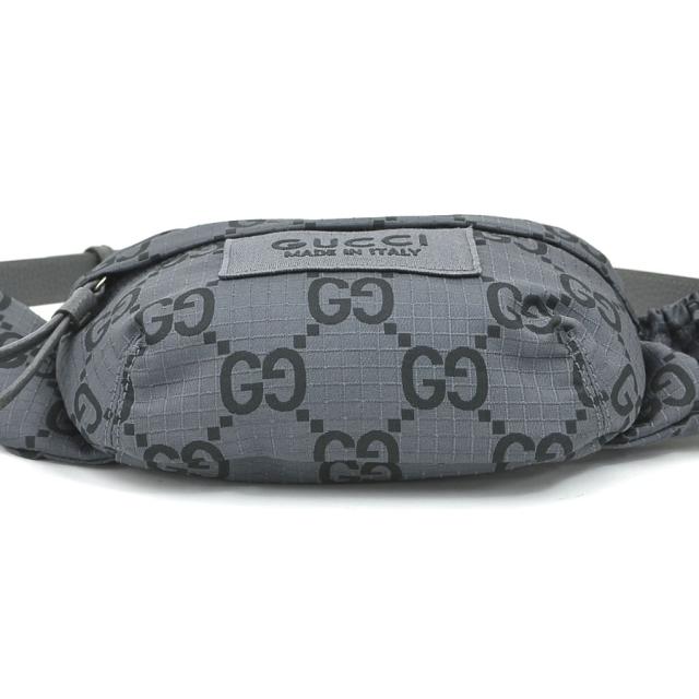 GUCCI グッチ 767934 ボディバッグ ベルトバッグ グレー/ブラック
