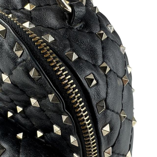 Valentino Garavani ヴァレンティノ ガラヴァーニ ロックスタッズスパイク リュック ブラック 14054 レディース【中古】 z6704 Valentino Garavani ヴァレンティノ ガラヴァーニ ロックスタッズ