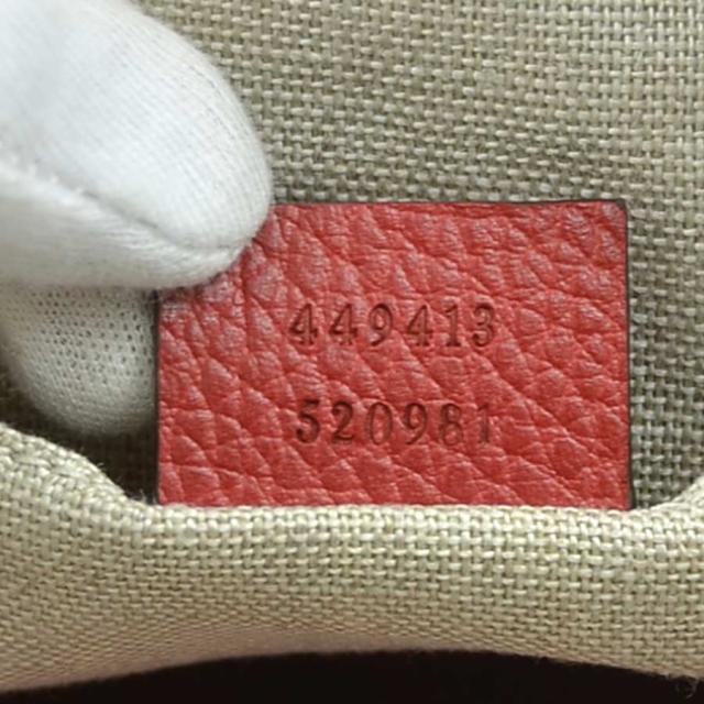 GUCCI グッチ 449413 ショルダーバッグ レッド×ブラウン 14060