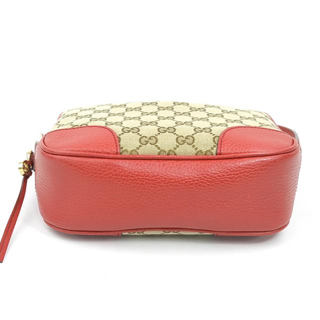 GUCCI グッチ 449413 ショルダーバッグ レッド×ブラウン 14060