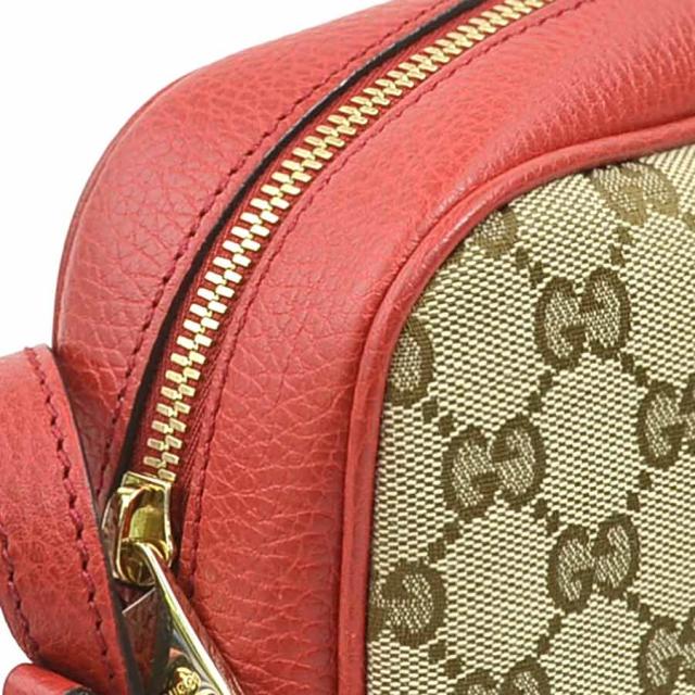 GUCCI グッチ 449413 ショルダーバッグ レッド×ブラウン 14060 レディース【中古】 r10743a GUCCI グッチ 449413 ショルダーバッグ レッド×ブラウン 14060