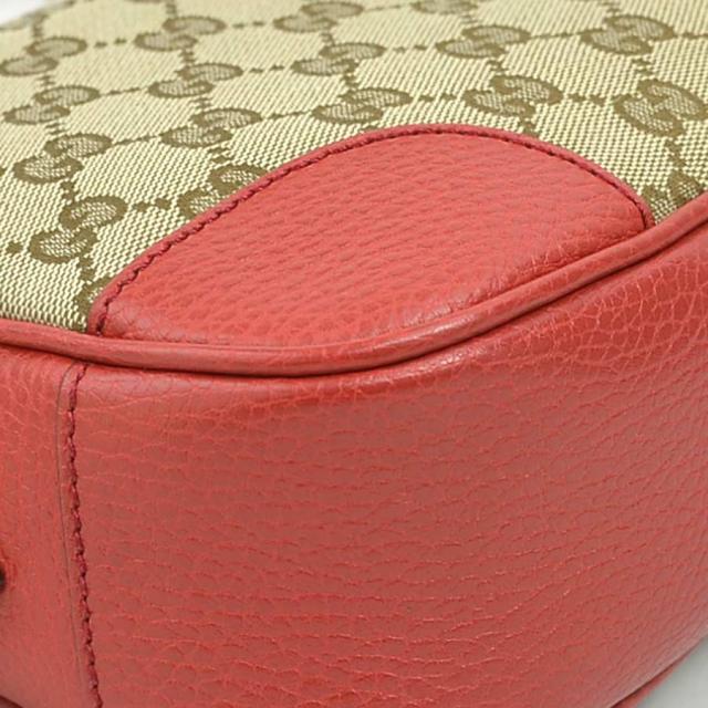 GUCCI グッチ 449413 ショルダーバッグ レッド×ブラウン 14060
