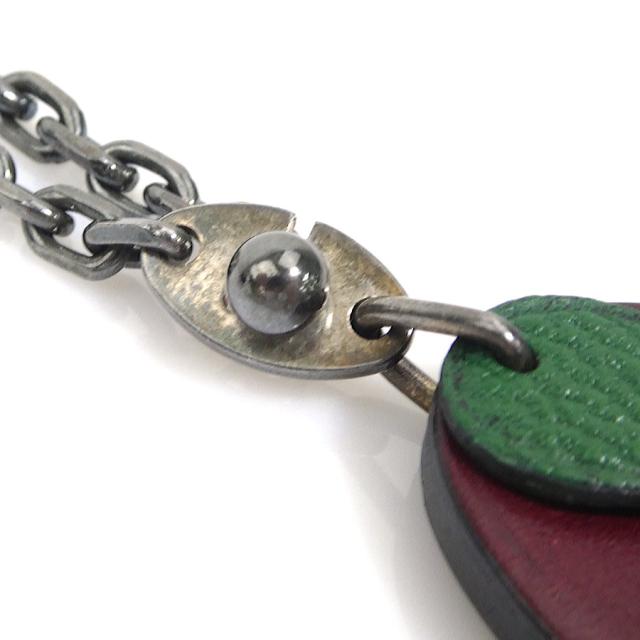 HERMES エルメス フルーツモチーフ プラム チャーム ボルドー/シルバー 14070 レディース【中古】 e60866a HERMES エルメス フルーツモチーフ プラム チャーム ボルドー/シルバー