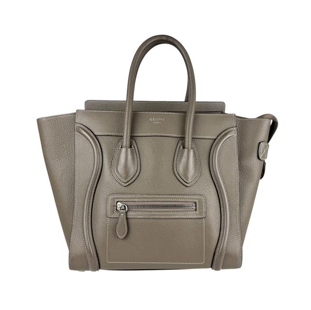 CELINE 美品　超美品セリーヌ ラゲージ マイクロショッパー CELINE セリーヌ ラゲージ マイクロショッパー ハンドバッグ