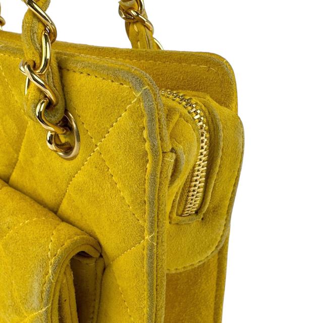 CHANEL シャネル ショルダーバッグ イエロー 14063 レディース【中古】 z6732 CHANEL シャネル ショルダーバッグ イエロー 14063 レディース【中古