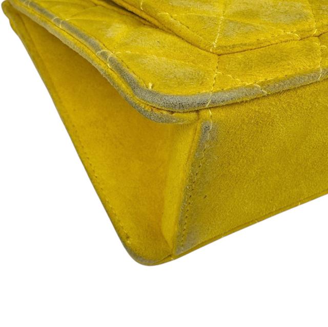 CHANEL シャネル ショルダーバッグ イエロー 14063 レディース【中古