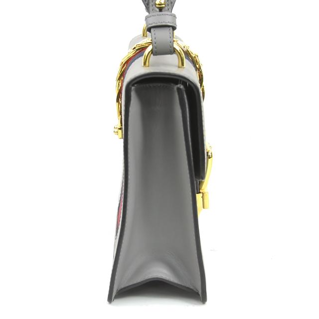 GUCCI グッチ シルヴィ スモール 421882 ショルダーバッグ グレー